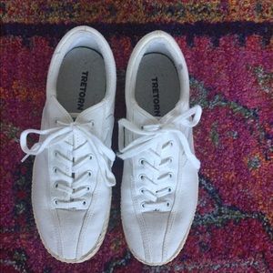 White Tretorn sneakers
